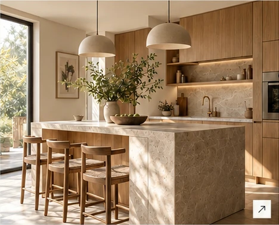 Kuchnia w ciepłym dębie