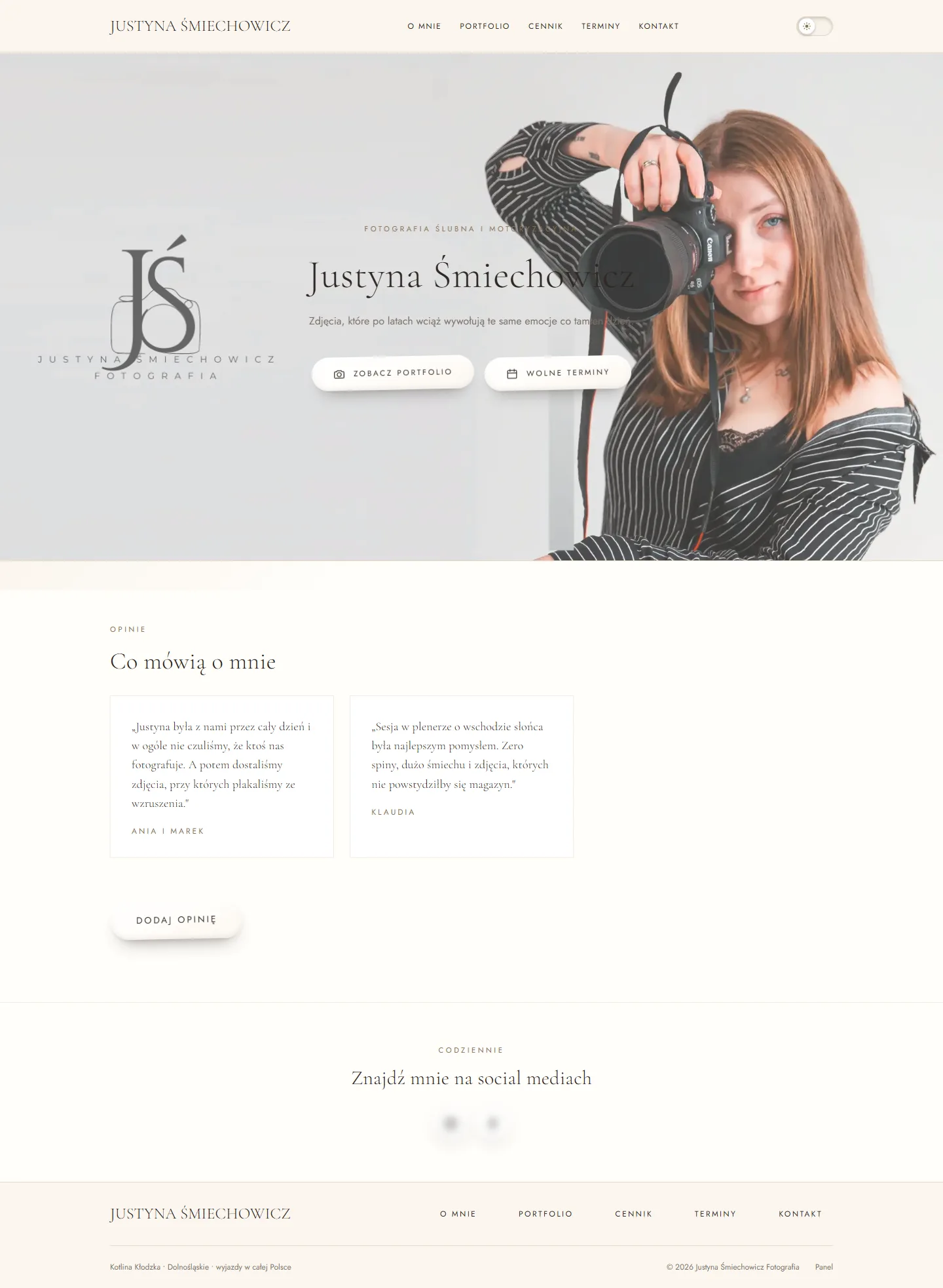 Zrzut strony: Justyna